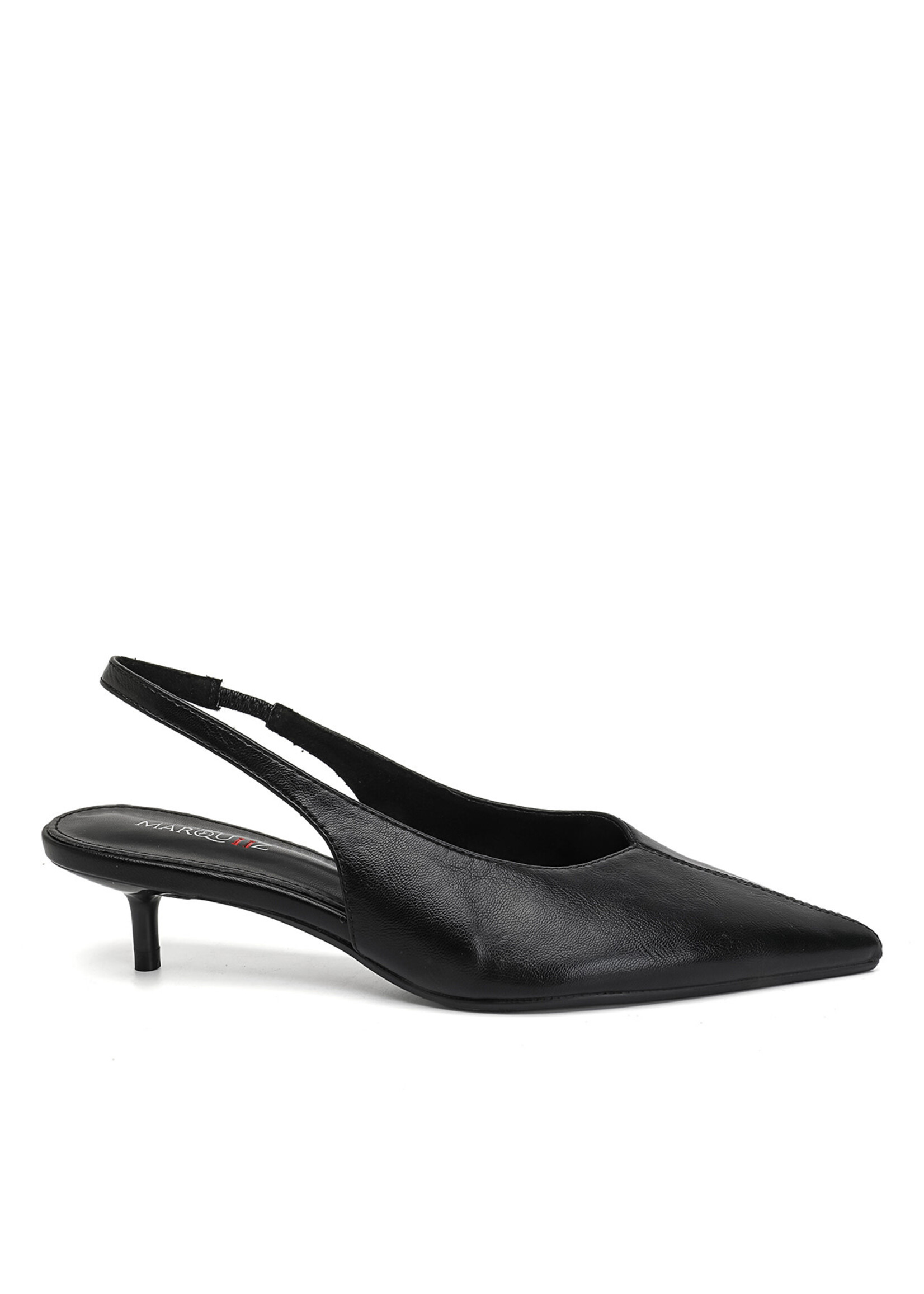 Flo Boutique Kitten Heels Leatherlook Black