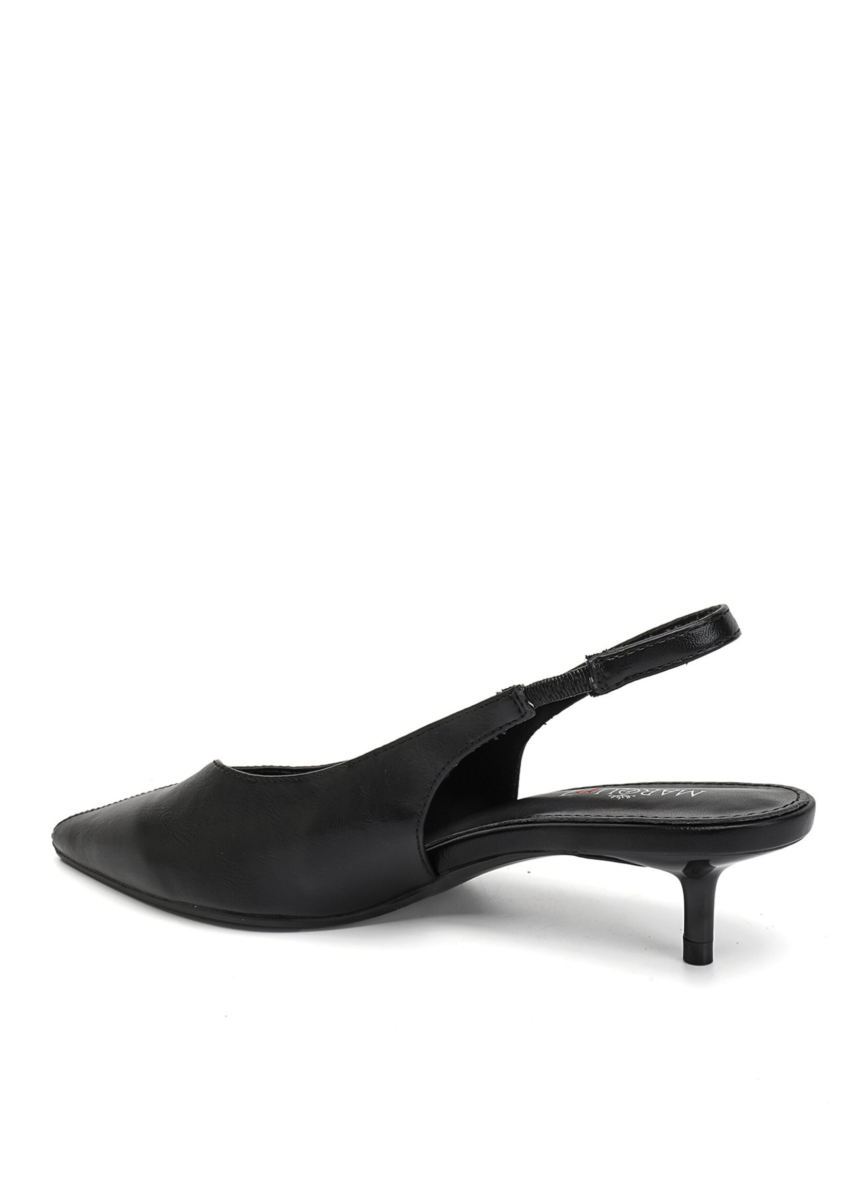 Flo Boutique Kitten Heels Leatherlook Black