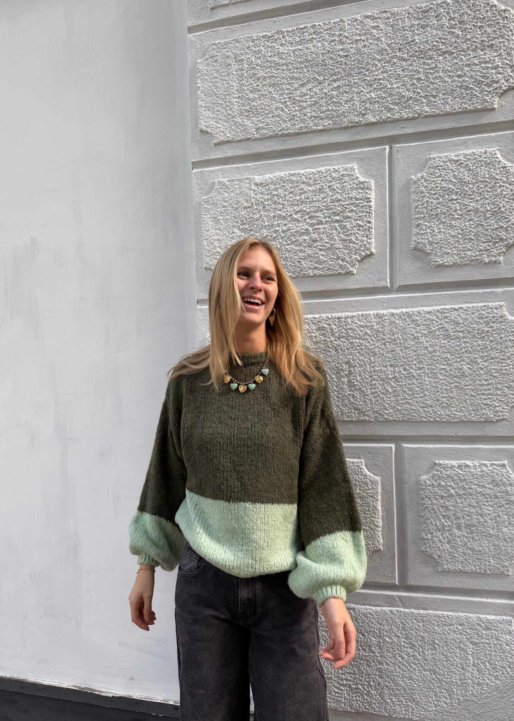 Flo Boutique Trui Skyler Green