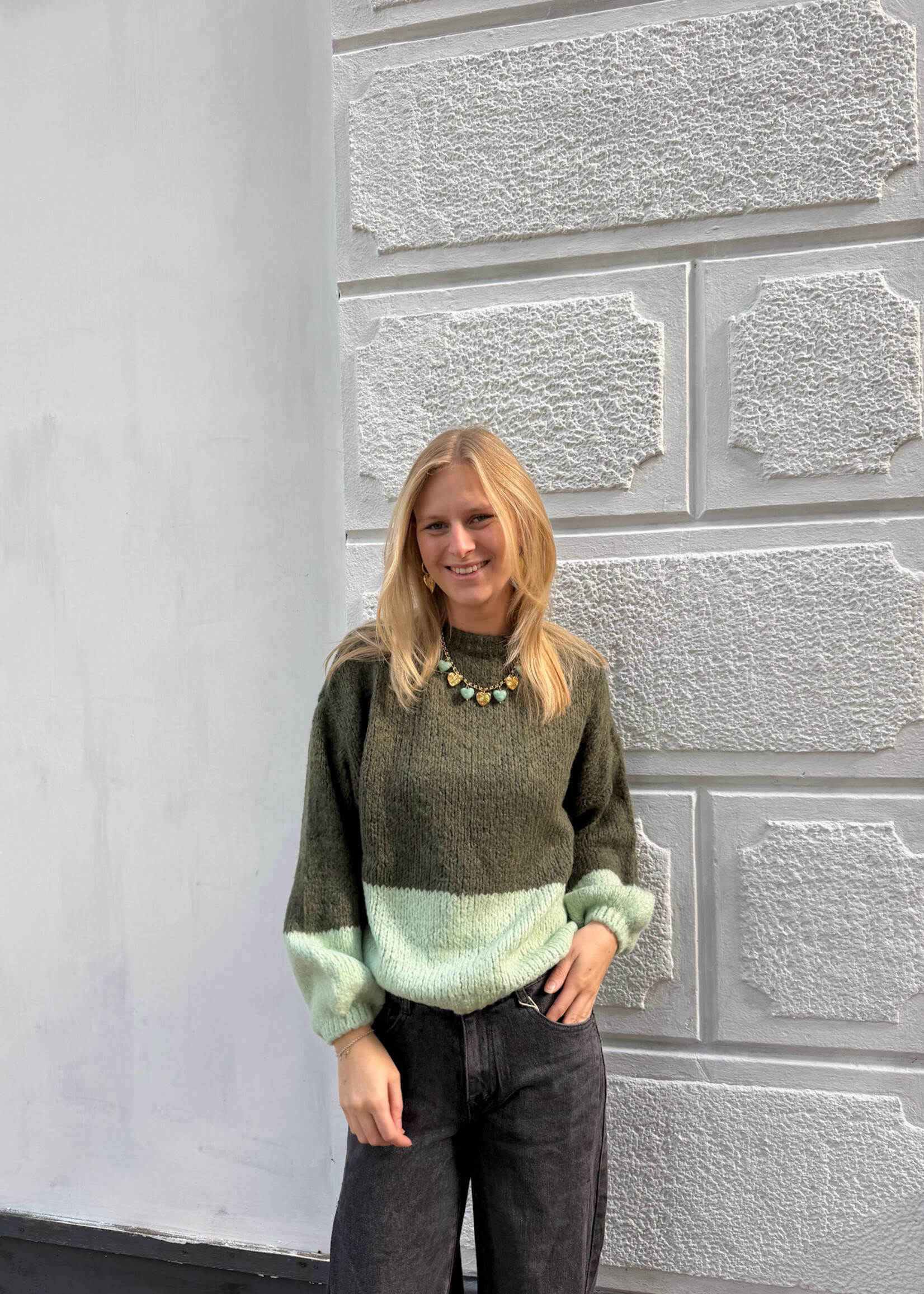 Flo Boutique Trui Skyler Green