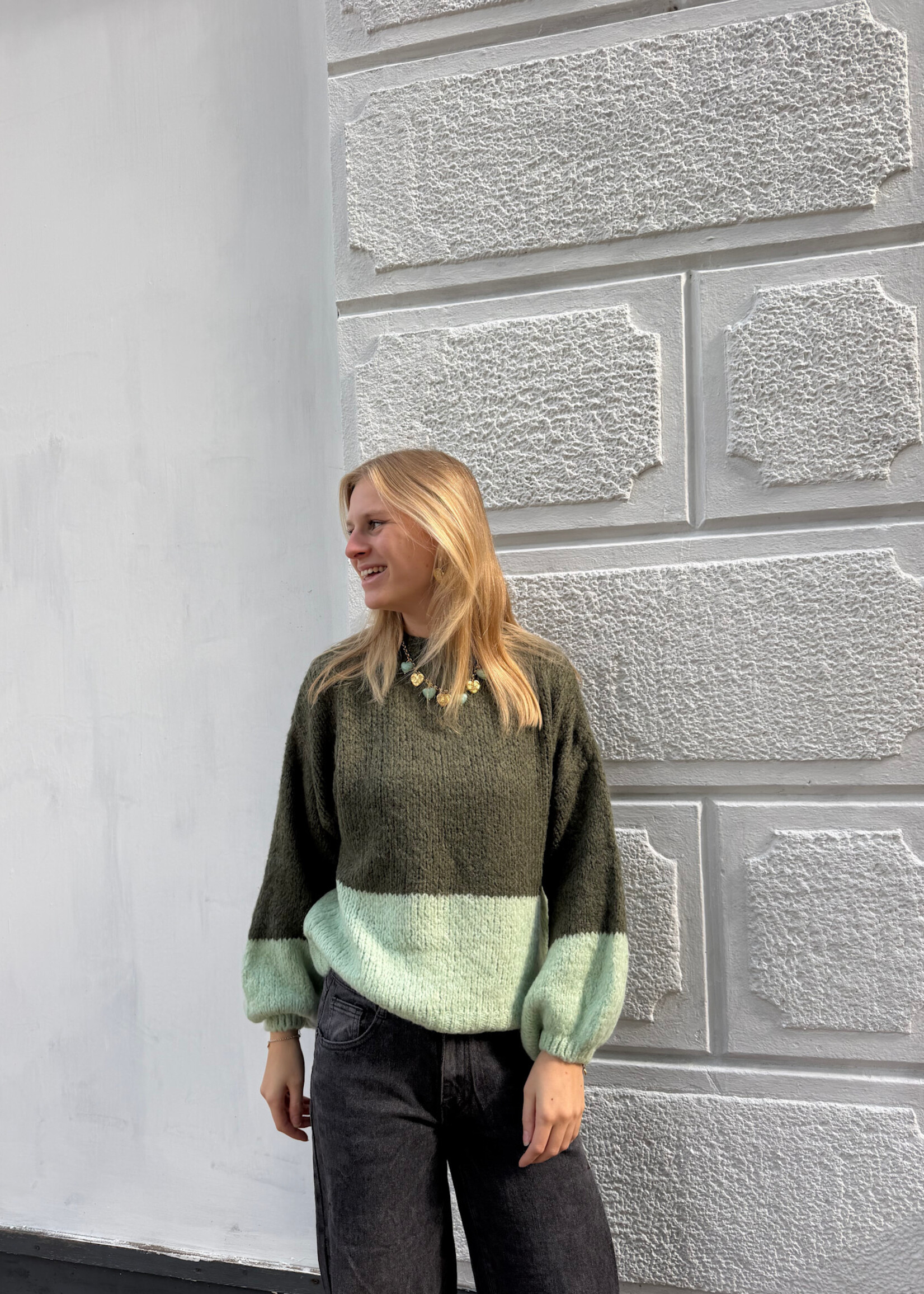 Flo Boutique Trui Skyler Green