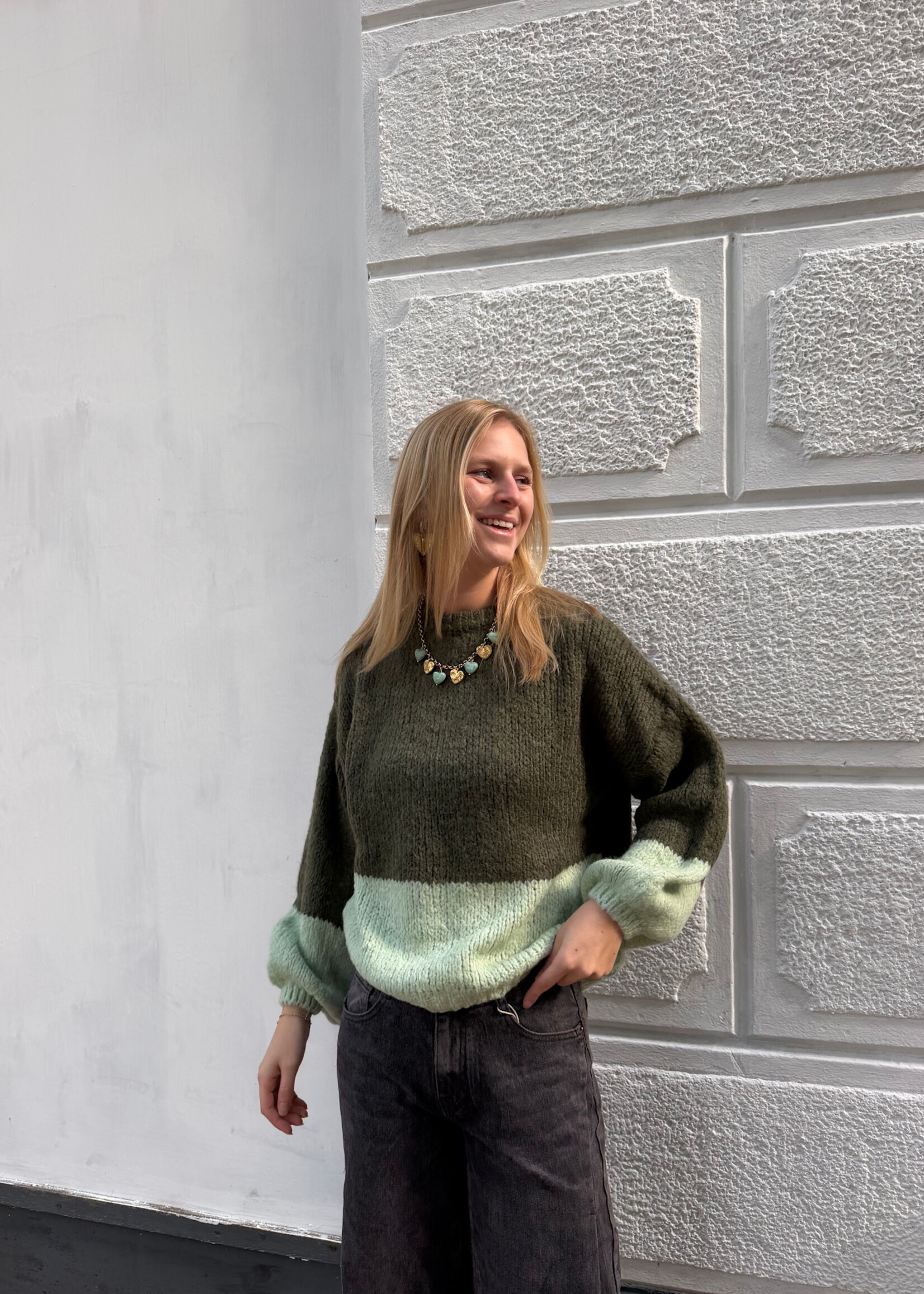 Flo Boutique Trui Skyler Green