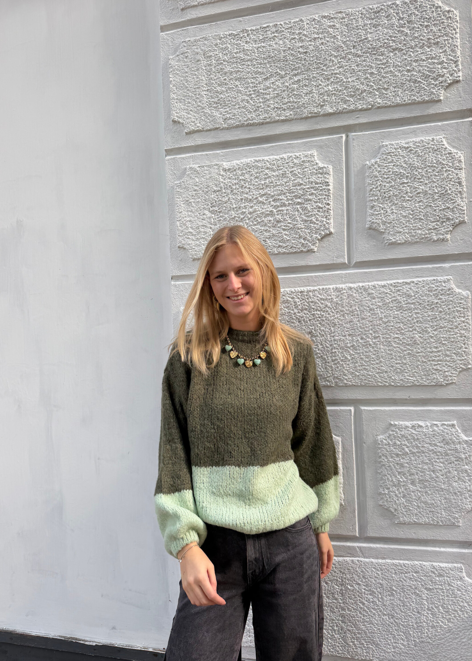 Flo Boutique Trui Skyler Green