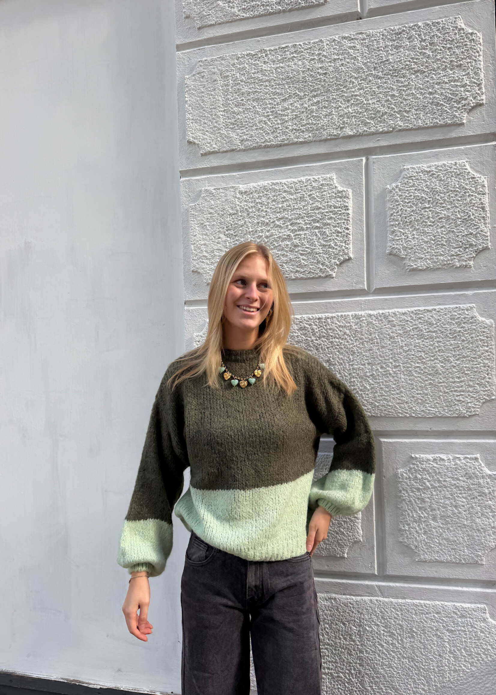 Flo Boutique Trui Skyler Green