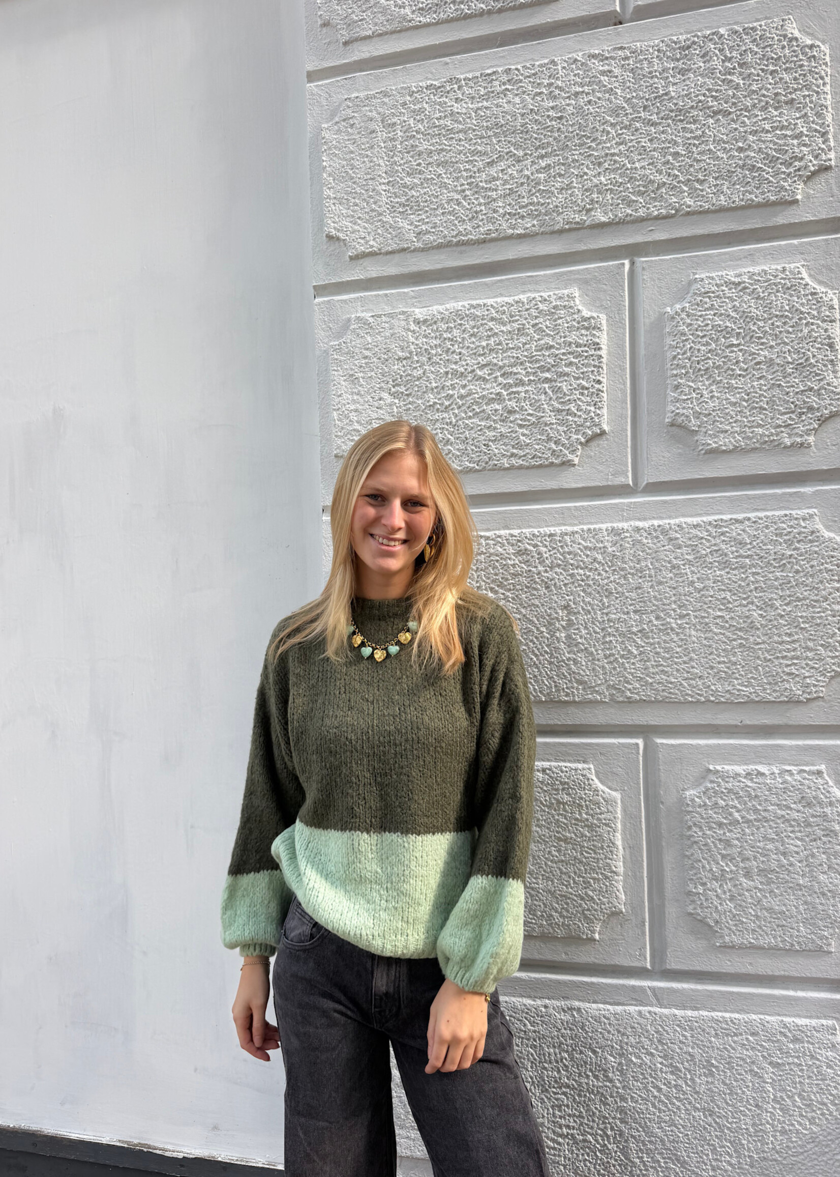 Flo Boutique Trui Skyler Green