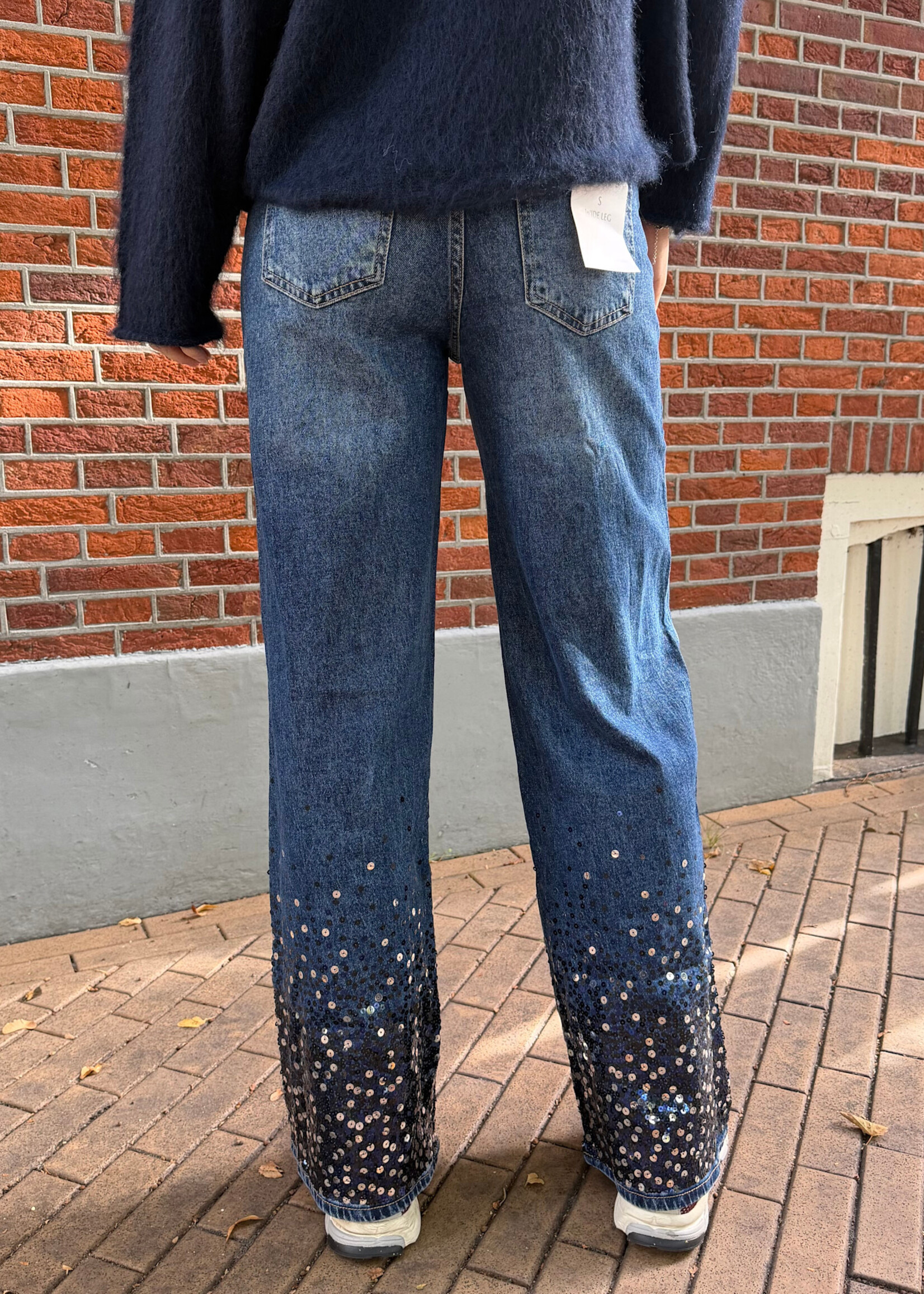 Flo Boutique Wide Leg Jeans Sarah Sparkle