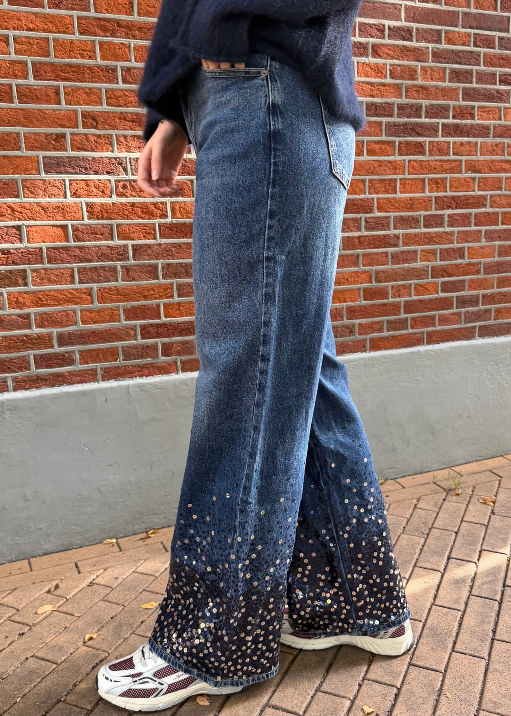 Flo Boutique Wide Leg Jeans Sarah Sparkle