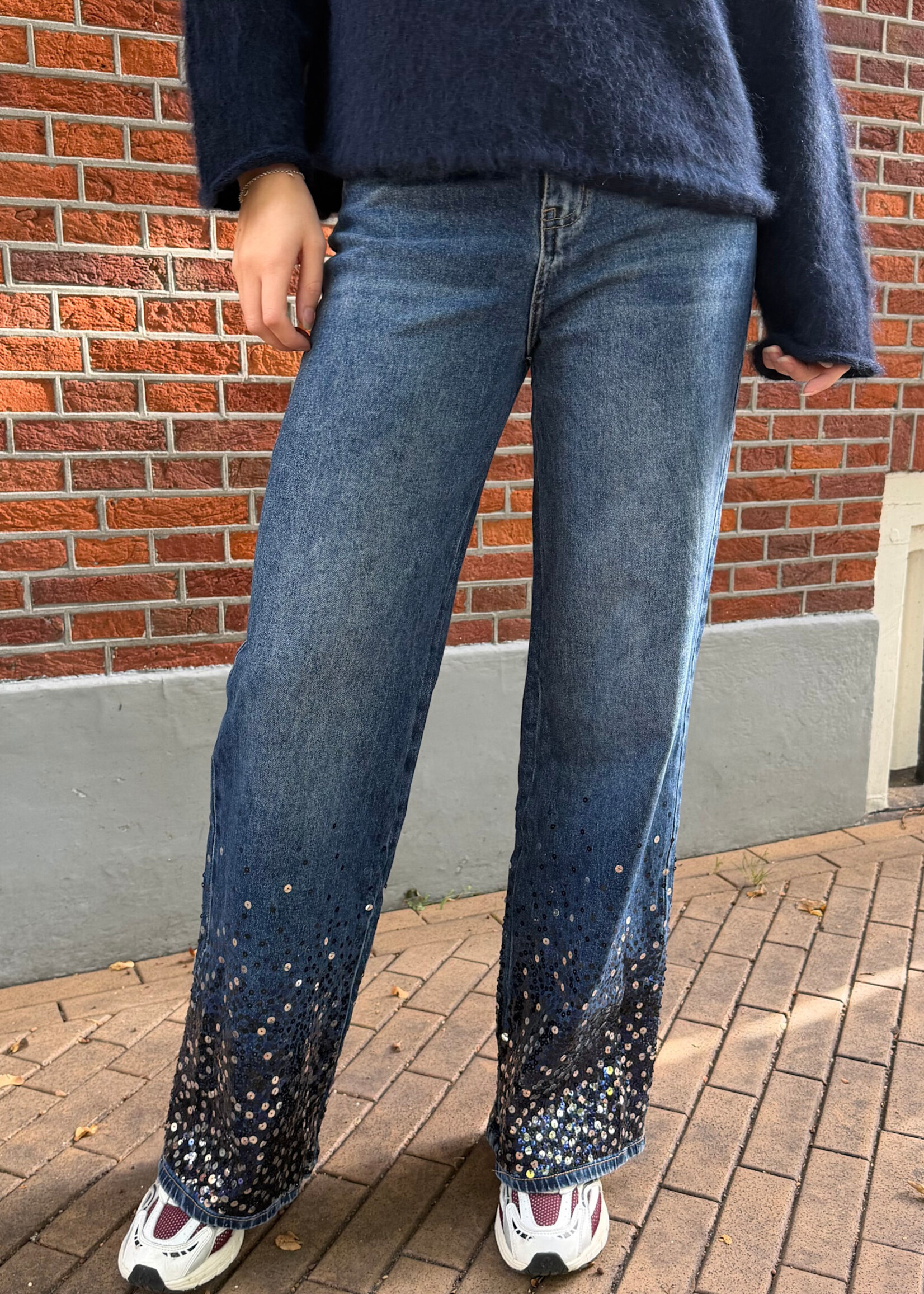 Flo Boutique Wide Leg Jeans Sarah Sparkle
