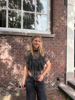 Flo Boutique Top Olivia Sparkle Black