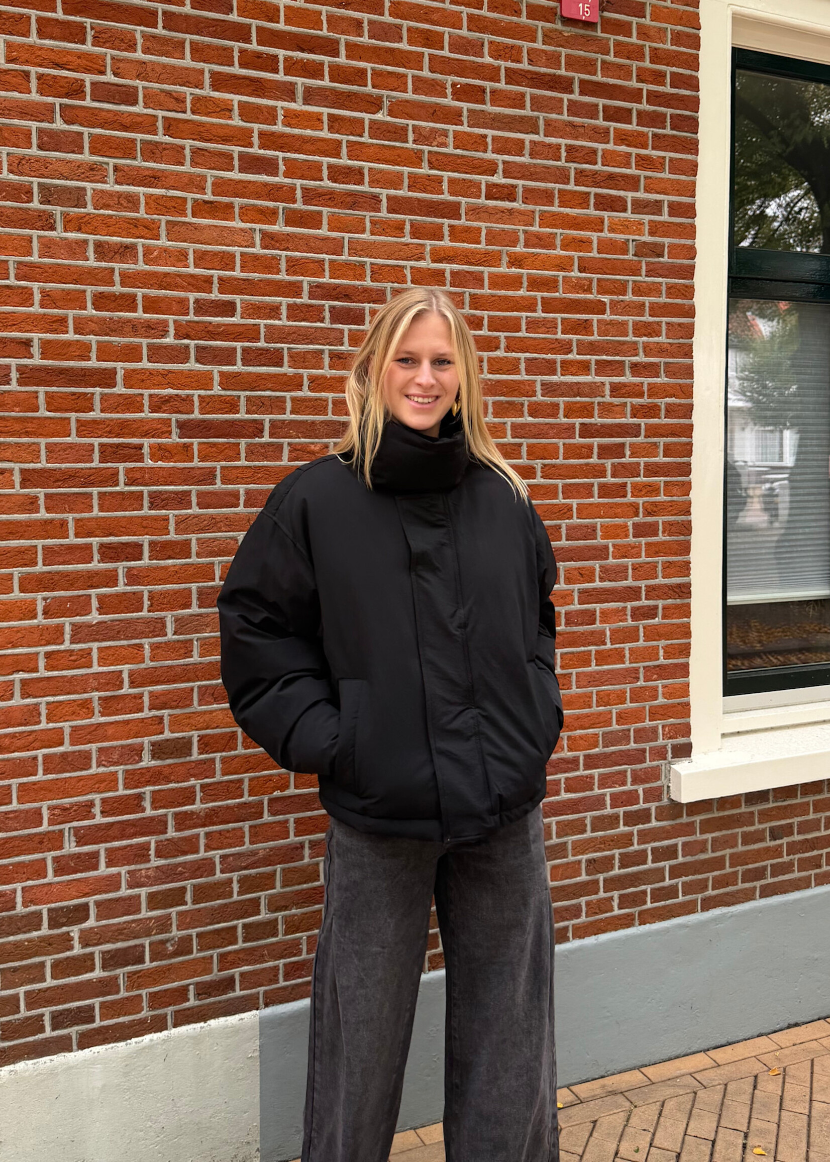 Flo Boutique Puffer Jacket Micha Black