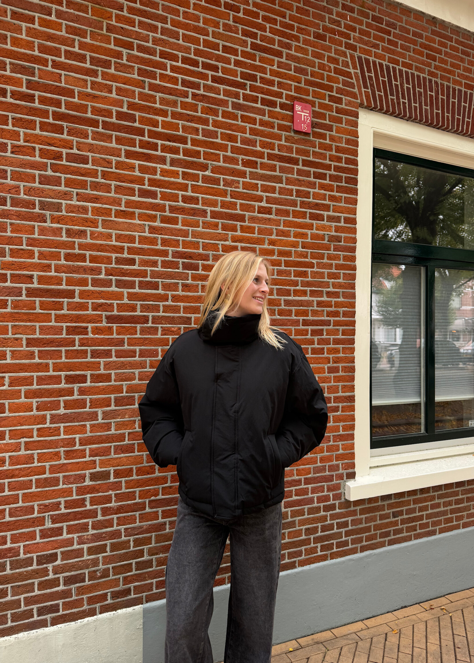 Flo Boutique Puffer Jacket Micha Black
