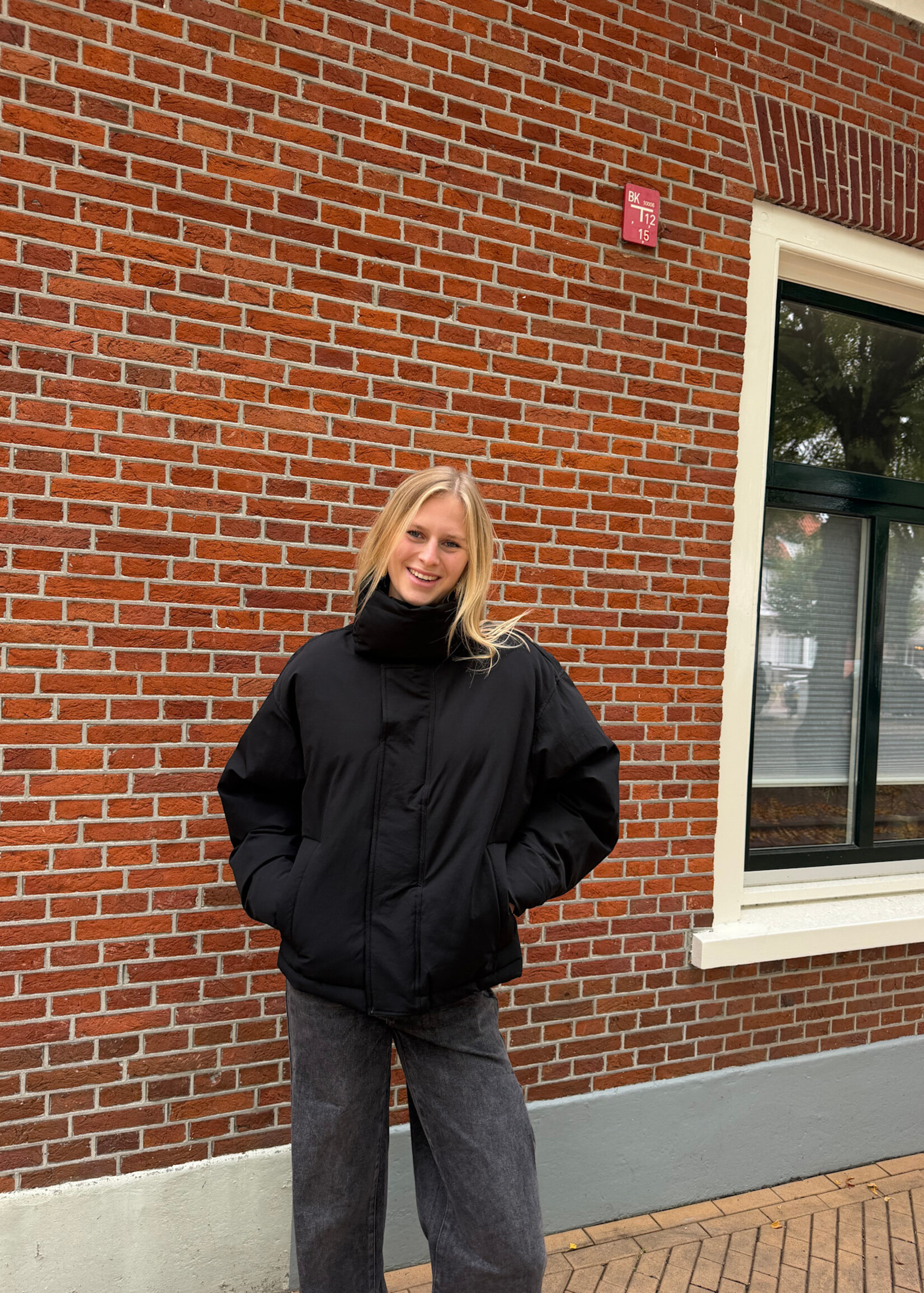 Flo Boutique Puffer Jacket Micha Black