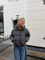 Flo Boutique Puffer Jacket Myla Checked