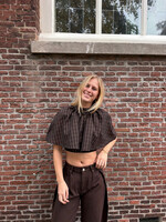 Flo Boutique Cape Top Lilla Choco