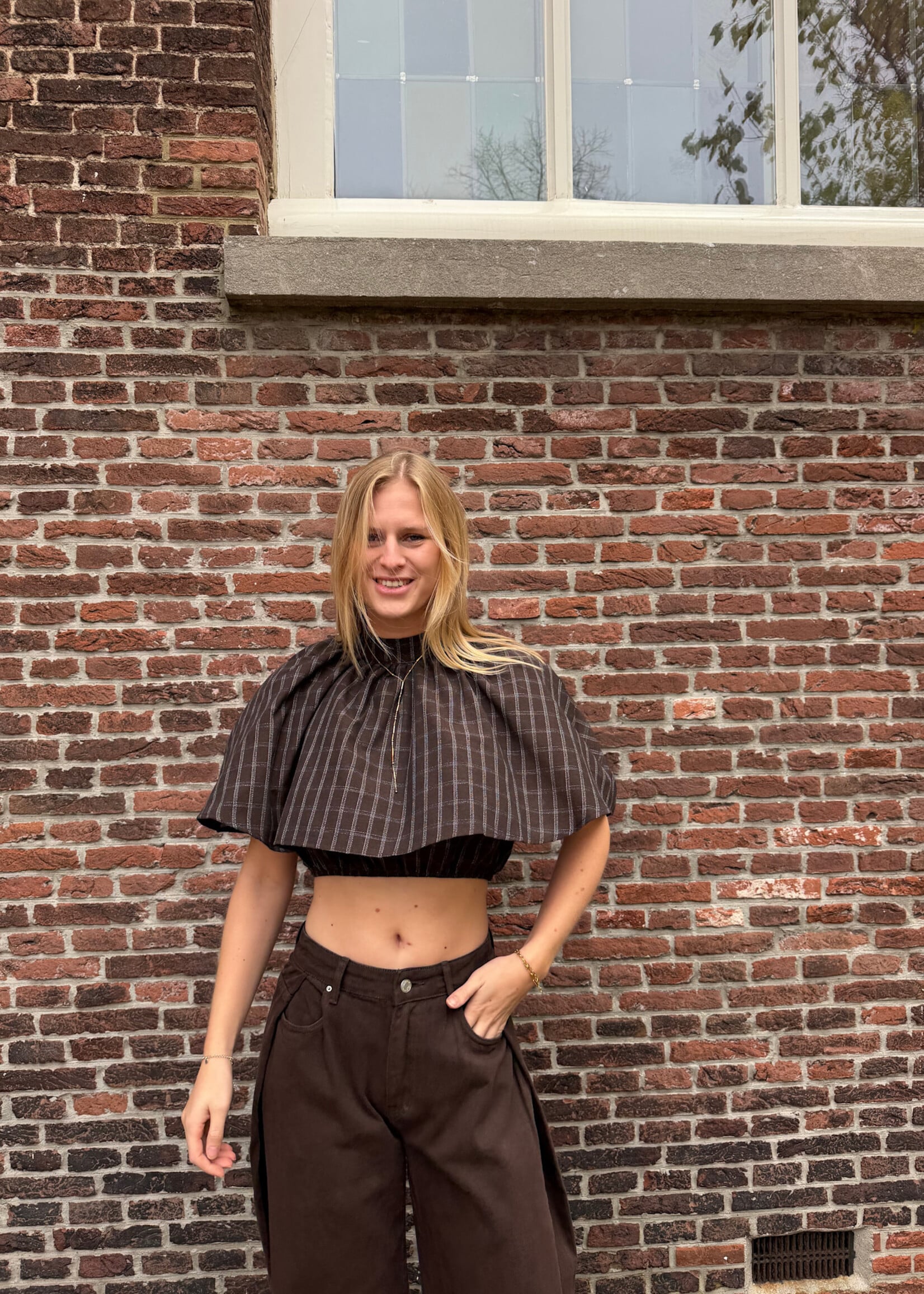 Flo Boutique Cape Top Lilla Choco