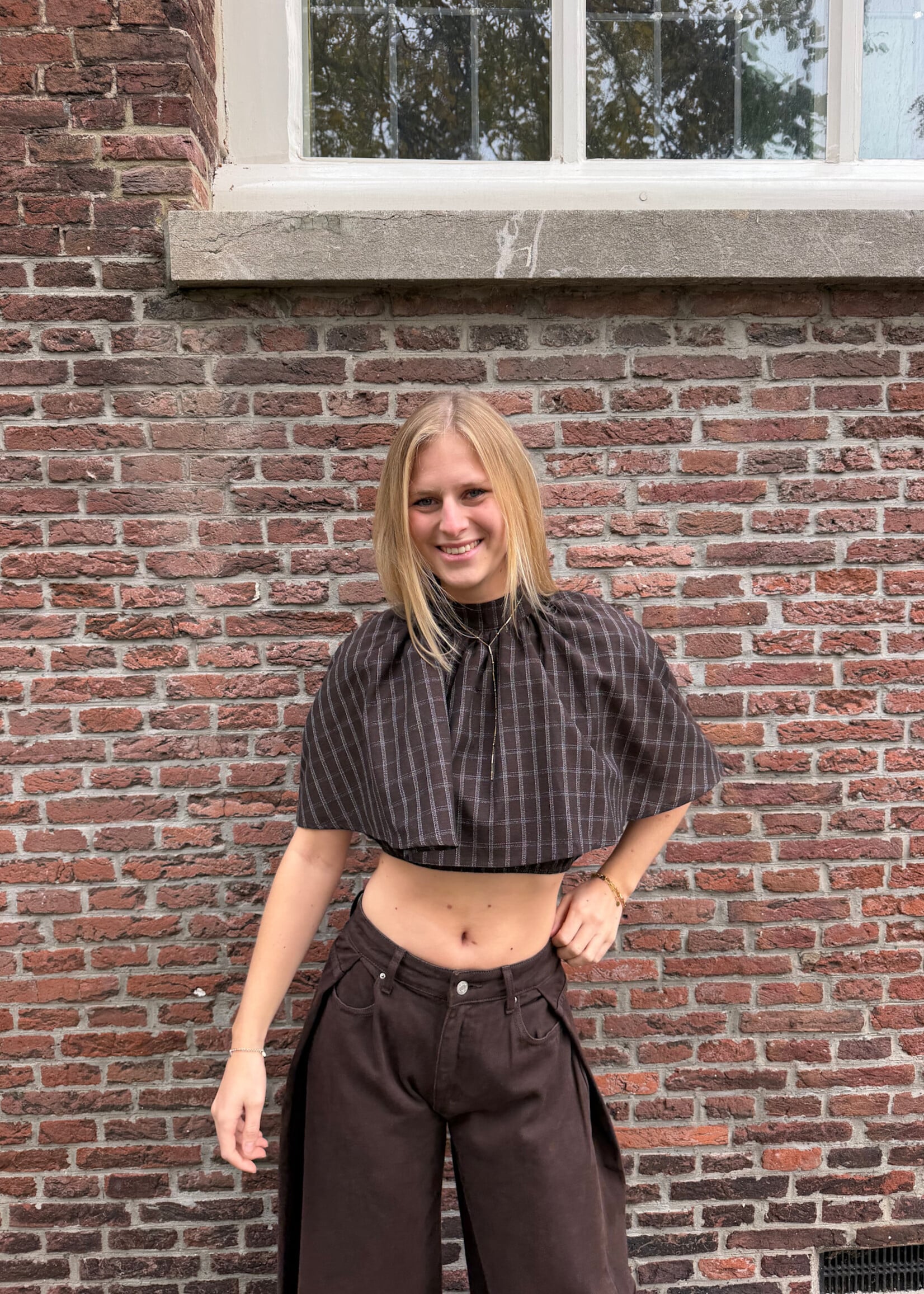Flo Boutique Cape Top Lilla Choco