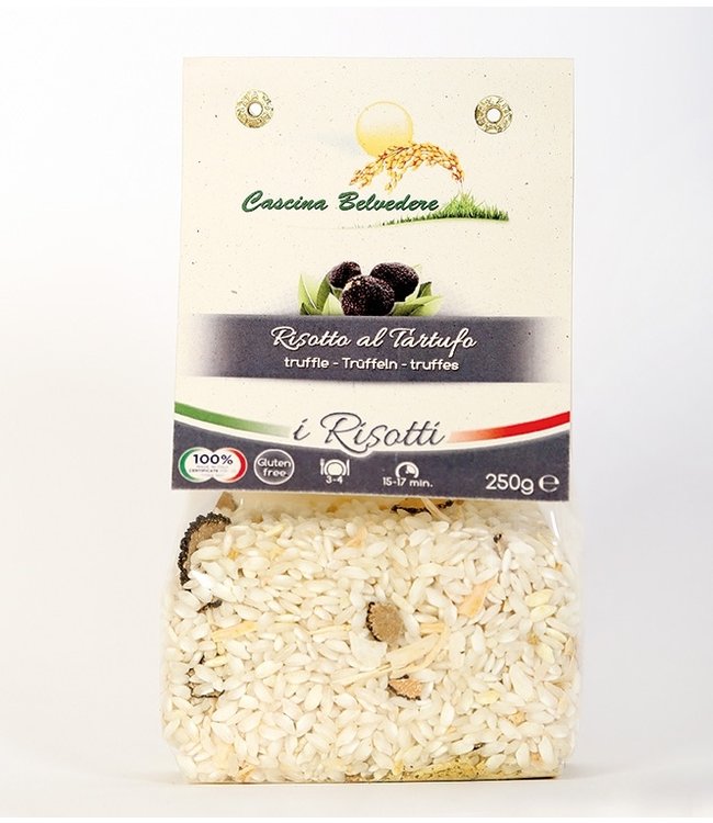 Cascina Belvedere Carnaroli risotto met truffel, Risotto al tartufo