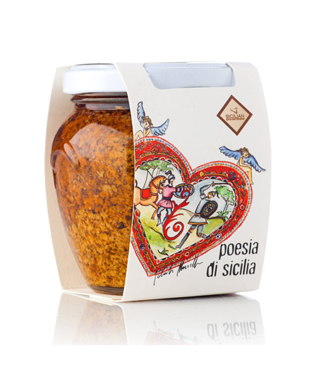 Daidone Pesto Poesia di Sicilia,  een heerlijke pesto uit Sicilië