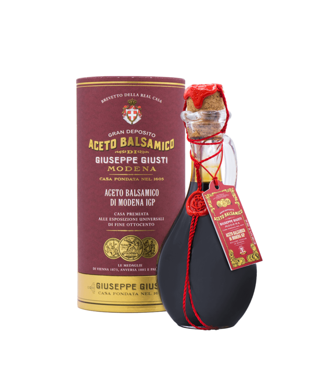 Giuseppe Giusti Aceto Balsamico di Modena I.G.P.  12 jaar gerijpt - Met Cadeauverpakking