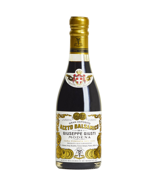 Giuseppe Giusti Aceto Balsamico di Modena IGP 8 jaar gerijpt 2 medailles, Champagnotta