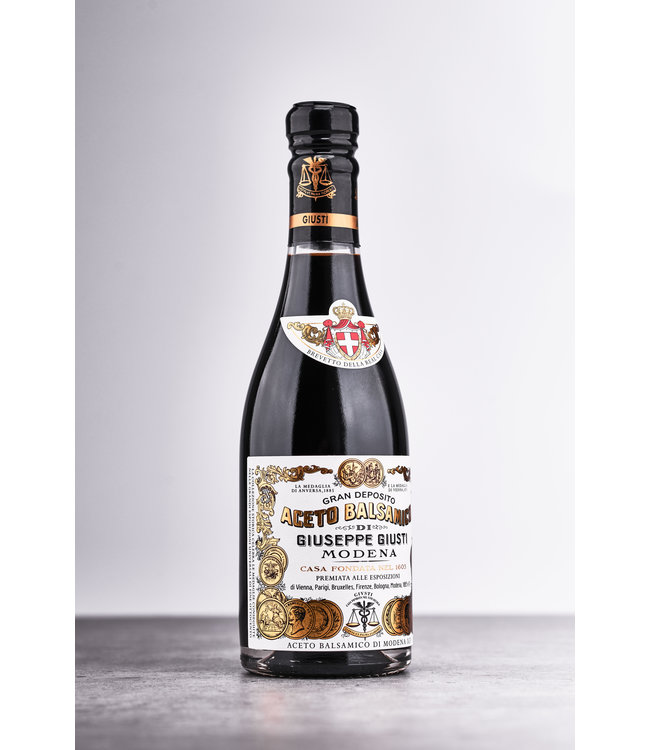 Giuseppe Giusti Aceto Balsamico di Modena IGP 8 jaar gerijpt 2 medailles, Champagnotta