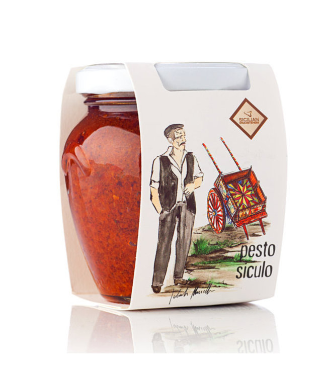 Daidone Siciliaanse Pesto Siculo, heerlijke saus op basis van wilde venkel en amandelen