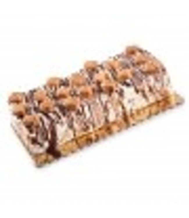 Italiaanse nougat met gezoute boterkaramel. Torrone panna Normandia