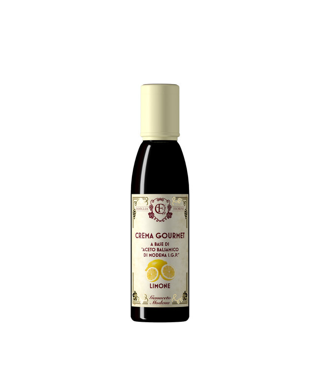 Famiglia Fiorini Balsamico crème met citroen, crema balsamico modena  IGP limone