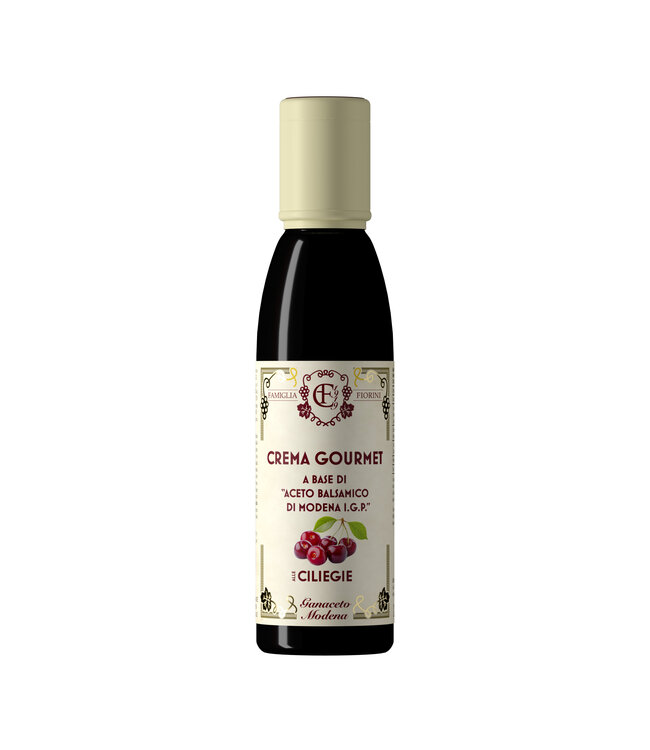 Famiglia Fiorini Balsamico crème met kers, crema balsamico ciliegie