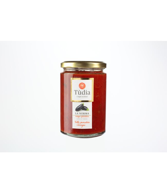 Tùdia Tomatensaus met Aubergine - LA NORMA Pomodoro -Melanzane  -Glutenvrij