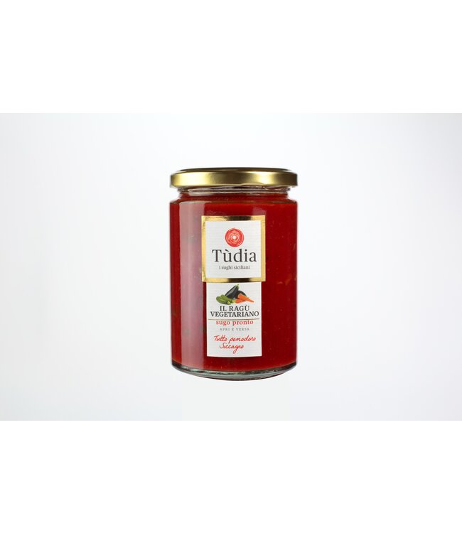 Tùdia Tomatensaus met groenten -Ragu' Vegatariono- Glutenvrij