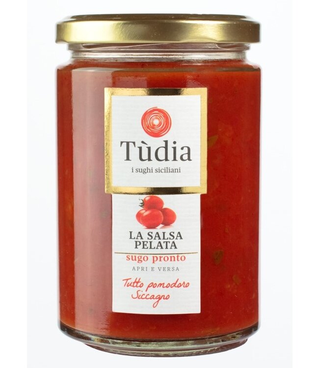 Tùdia Tomatensaus met cherrytomaat en basilicum - La salsa pelata - Glutenvrij