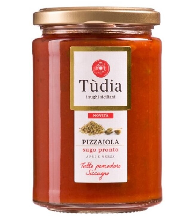 Tùdia Tomatensaus met oregano en kappertjes - Pizzaiola - Glutenvrij
