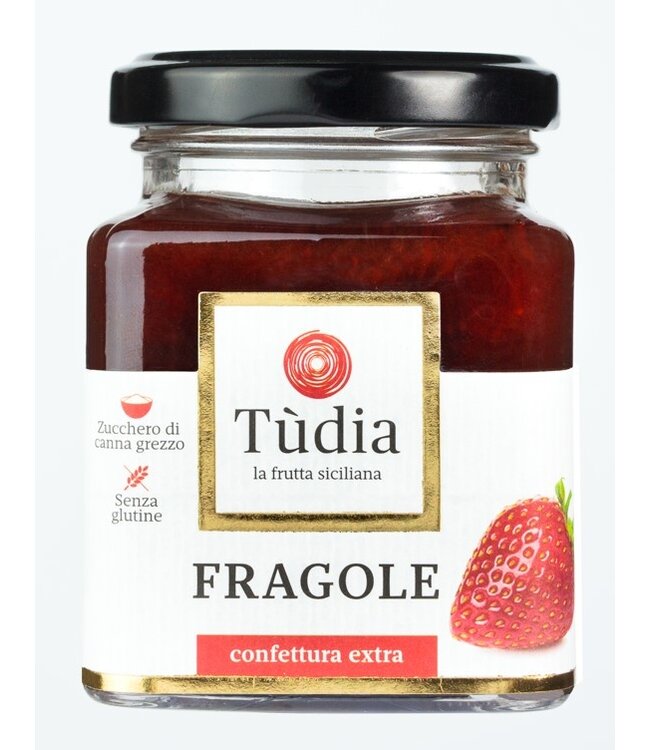 Tùdia Aardbeienjam - Confettura extra di fragole- Glutenvrij