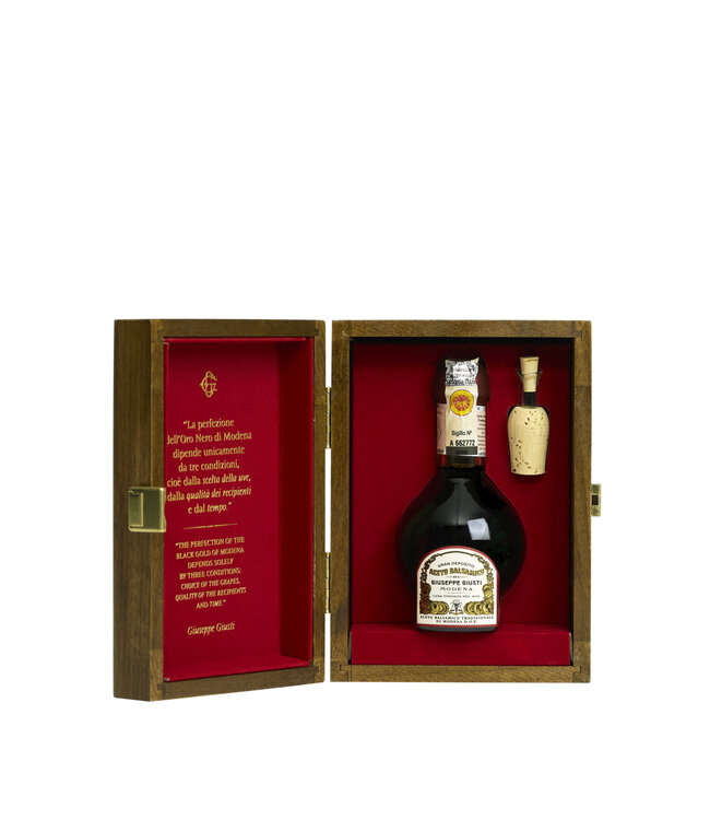 Giuseppe Giusti aceto balsamico 12 jaar gerijpt in prachtige geschenkkist