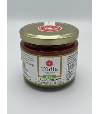 Tùdia Biologische kant en klare tomatensaus van Sicilië - La salsa pronta Biologica