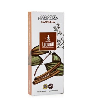 Luchino Chocolade uit Modica I.G.P.  met  kaneel- Cannella