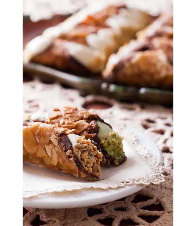 Daidone Siciliaanse Cannulicchi / Cannoli chantilly creme 5 stuks