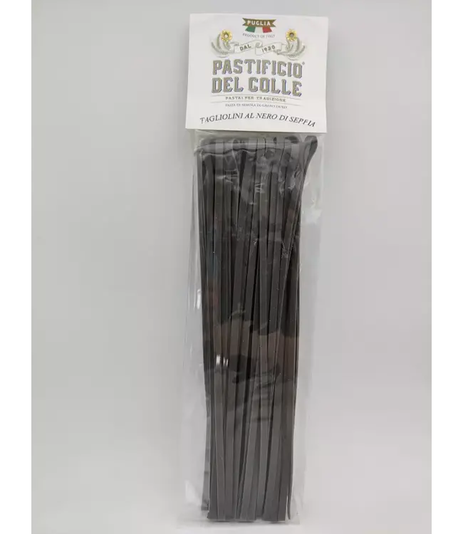 Pastificio del Colle Tagliolini inktvispasta, Tagliolini Nero di Seppia