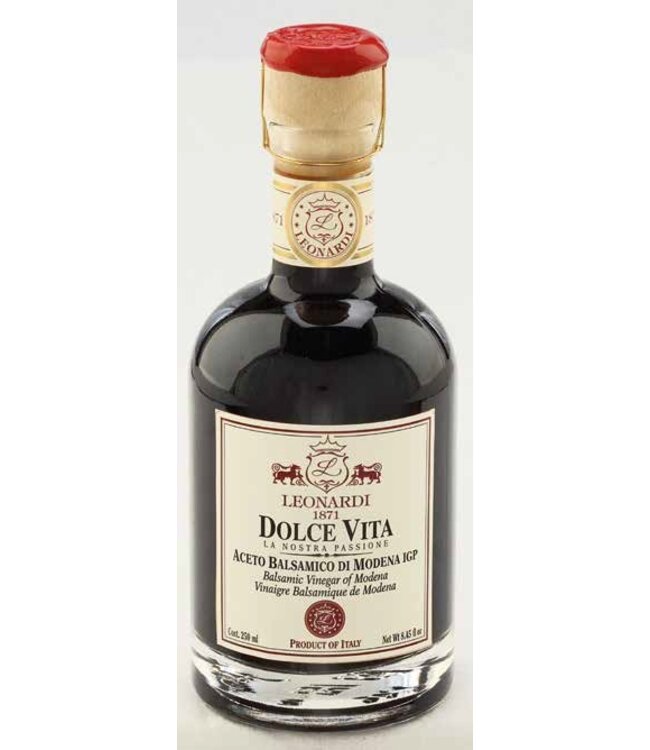 Leonardi di Giovanni Aceto Balsamico di Modena I.G.P. "Dolce Vita", 4 jaar gerijpt