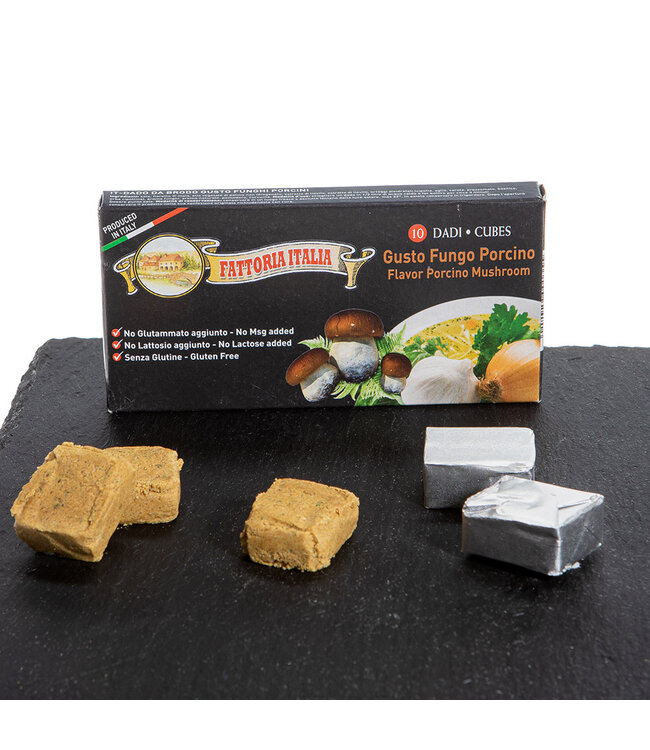 Fattoria Italia Bouillonblokjes  Eekhoorntjesbrood: Funghi Porcini