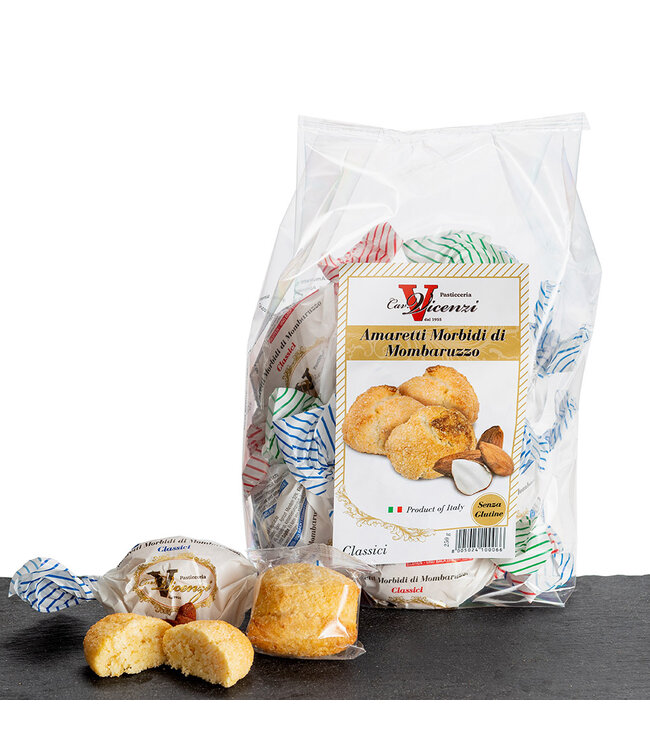 zachte pure amandelkoekjes, Amaretti Morbidi - Glutenvrij