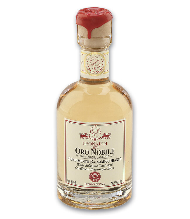 Leonardi di Giovanni Witte balsamico azijn 'Oro Nobile' 4 jaar gerijpt: 4 jaar gerijpt 250ml