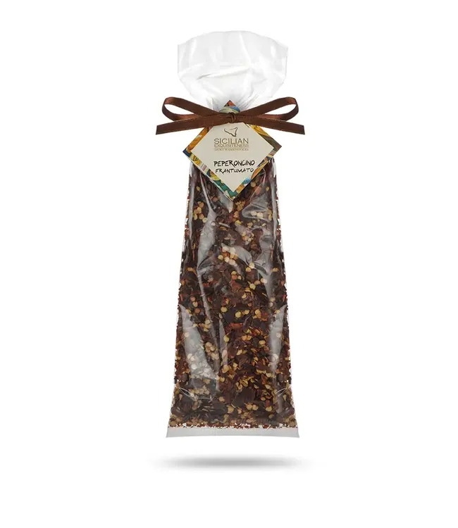 Daidone Gedroogde Rode Pepertjes, Sicilië- Peperoncino Frantumato