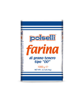 Polselli Meel - Fijne witte tarwebloem - Farina type "0.0"