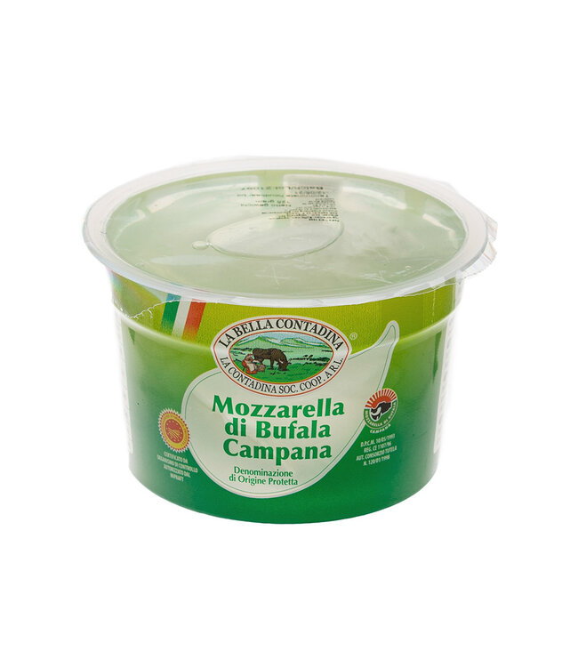 La bella contadina Buffel Mozzarella D.O.P. 125 gr - Mozzarella di Bufala D.O.P.