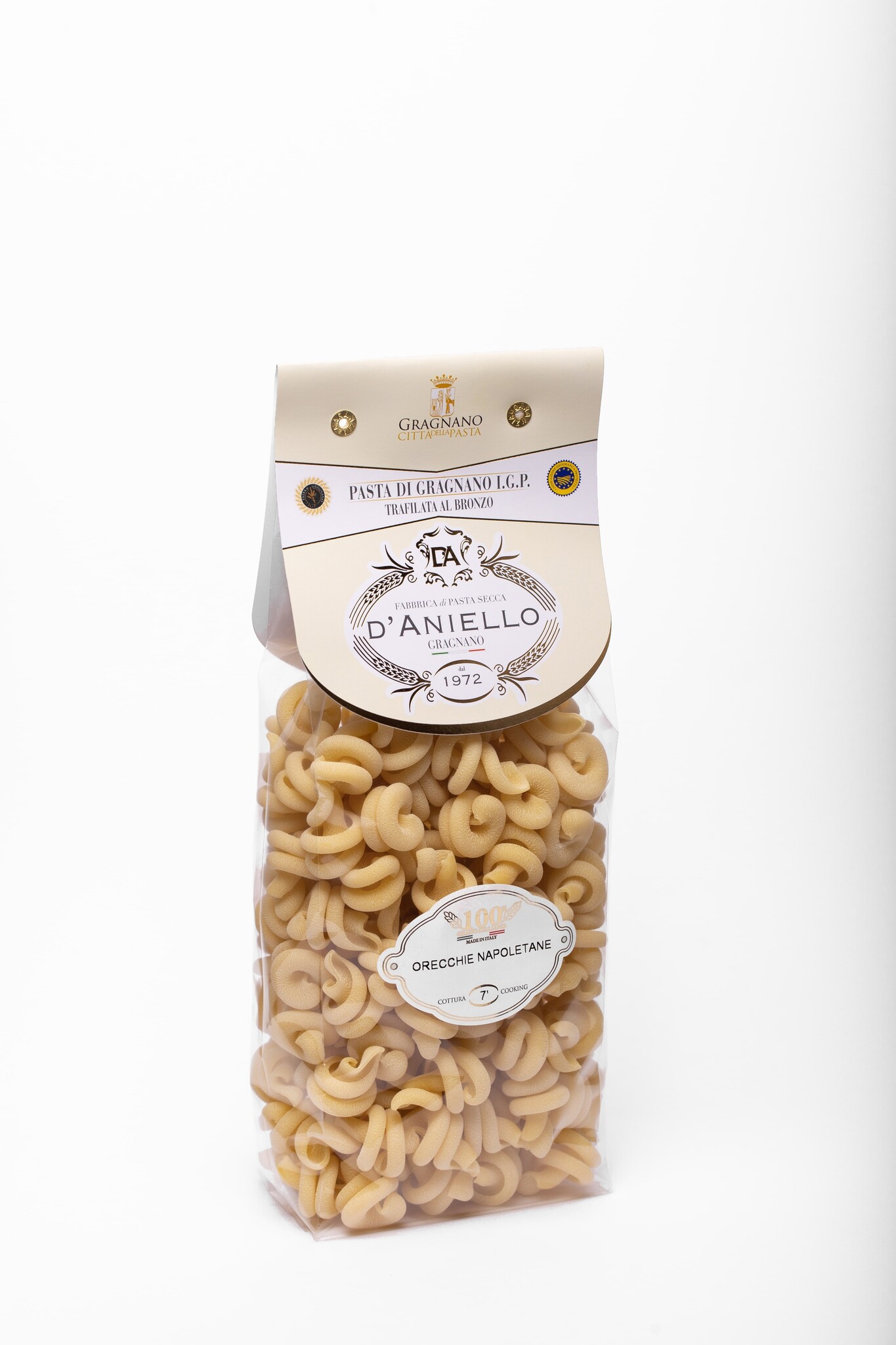 Orechie Shell Pasta Orecchie Napoletana I.G.P di Gragnano| Gragnano pasta bij Amesi.nl ...