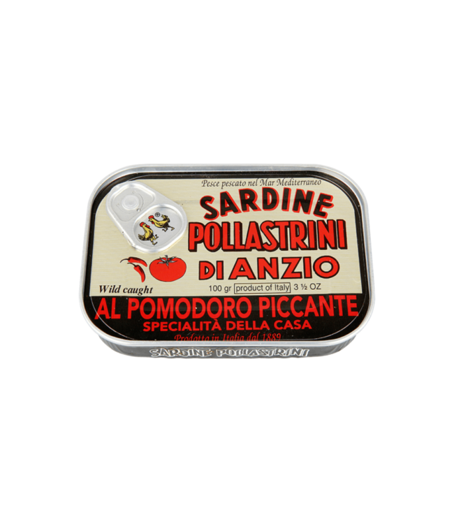 Pollastrini Sardientjes in pittige tomatensaus - Sardine piccanti al pomodoro