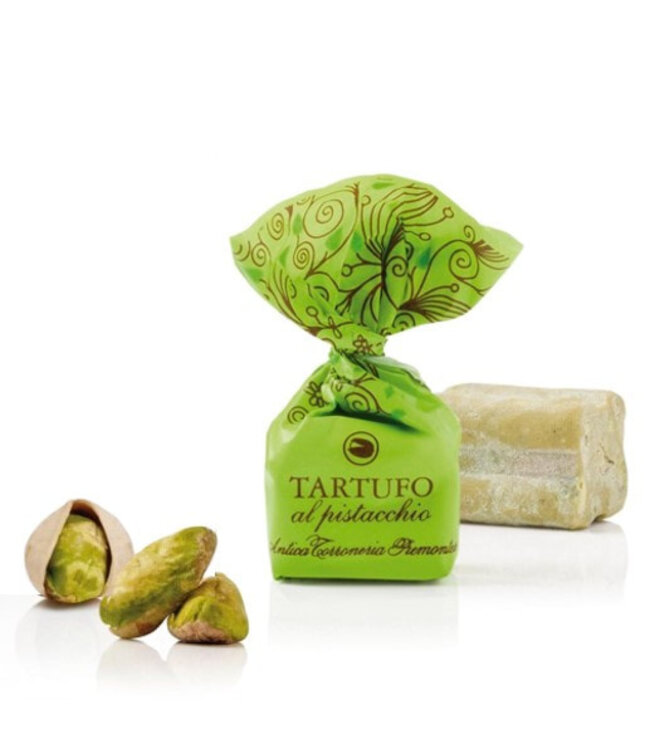 Antica Torroneria Piemontese Chocoladetruffels pistache - Tartufo Pistacchio- per 10 verpakt