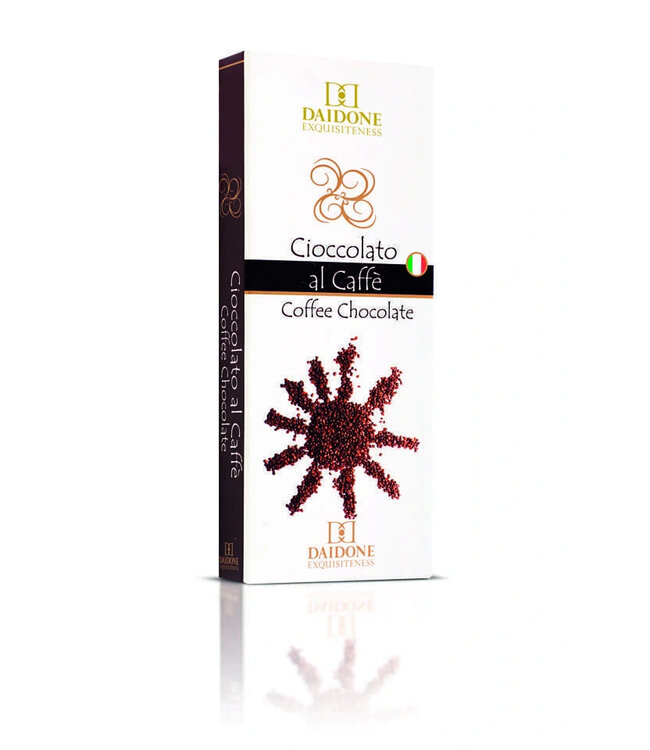 Daidone Chocolade uit Modica, Sicilie, met koffiebonen